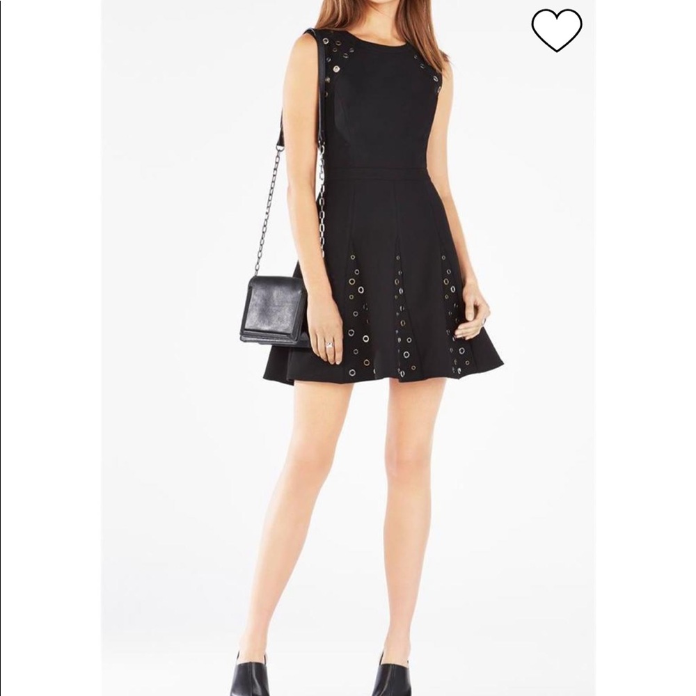 BCBG Max Azria Erika grommet dress